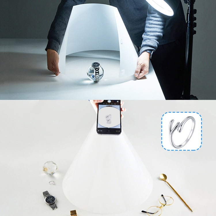 Jewelry Photography Spotlight Photography Props Studio Tapered Diffusion Board, Size: Medium by buy2fix