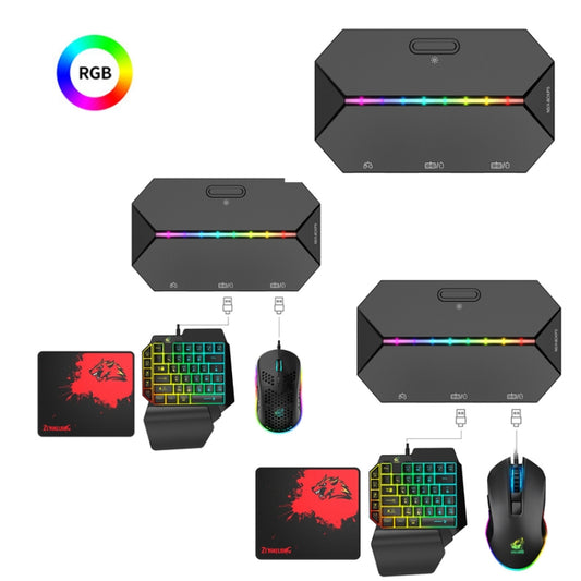 ZIYOU LANG G6L Gamepad To Keyboard Mouse Converter For Nintendo Switch / Xbox / PS4,Specification: Host by ZIYOU LANG