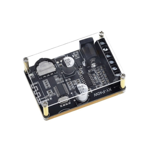 30W/40W Stereo Bluetooth Power Amplifier Plate 12V/24V High Power Module With Acrylic Shell by buy2fix