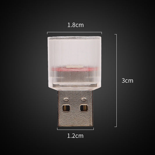 Car Decorative USB Universal LED Atmosphere Lamp, Color: Colorful Flash by buy2fix