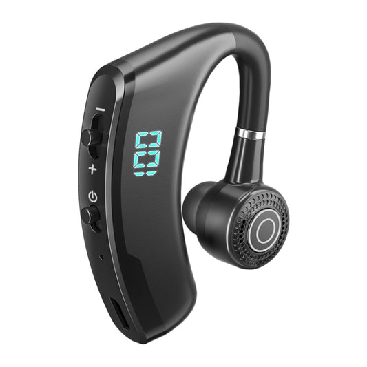 V9S Bluetooth Headset Noise Cancelling Headphones With LED Display(Black Single Ear) by buy2fix