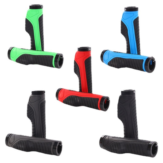 1 Pair Bicycle MTB Bike Handlebar Grips Rubber Anti-Slip Racing Bike Grip(Red) by buy2fix