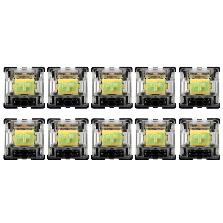 10 PCS Gateron G Shaft Black Bottom Transparent Shaft Cover Axis Switch, Style: G3 Foot (Yellow Shaft) - Other by Gateron | Online Shopping UK | buy2fix