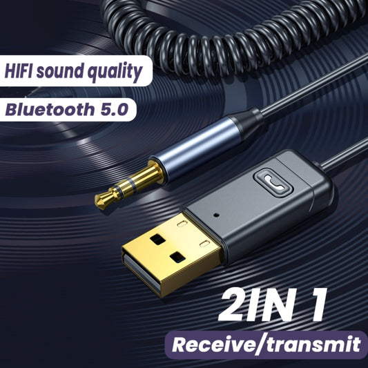 C11 2 In 1 Bluetooth 5.0 Aux Adapter Audio Receiver Transmitter by buy2fix