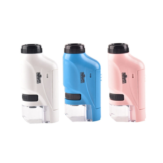 Children Handheld Portable Laboratory Equipment Microscope Toys, Colour: Lite Standard (White) by buy2fix