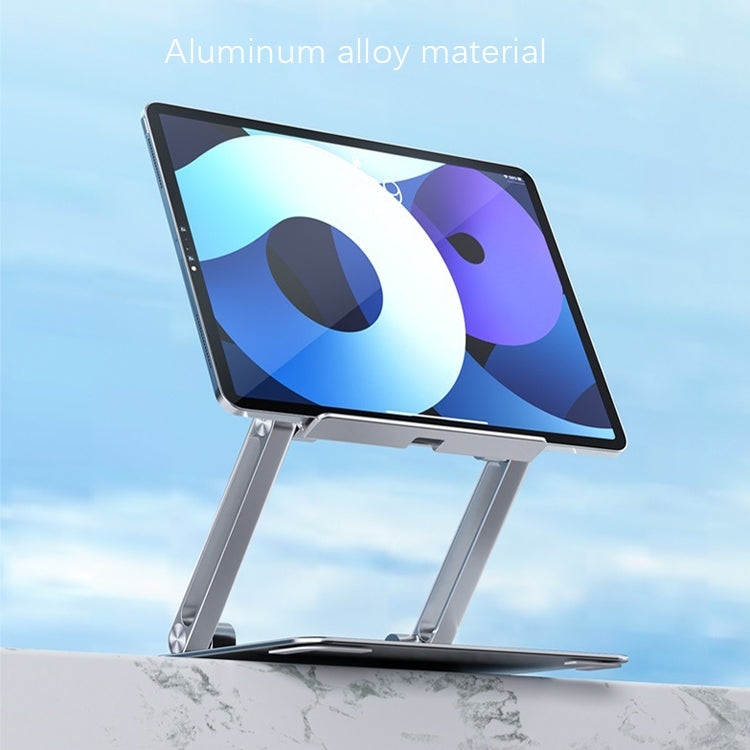 Tablet Desktop Portable Aluminum Alloy Bracket(Silver) by buy2fix