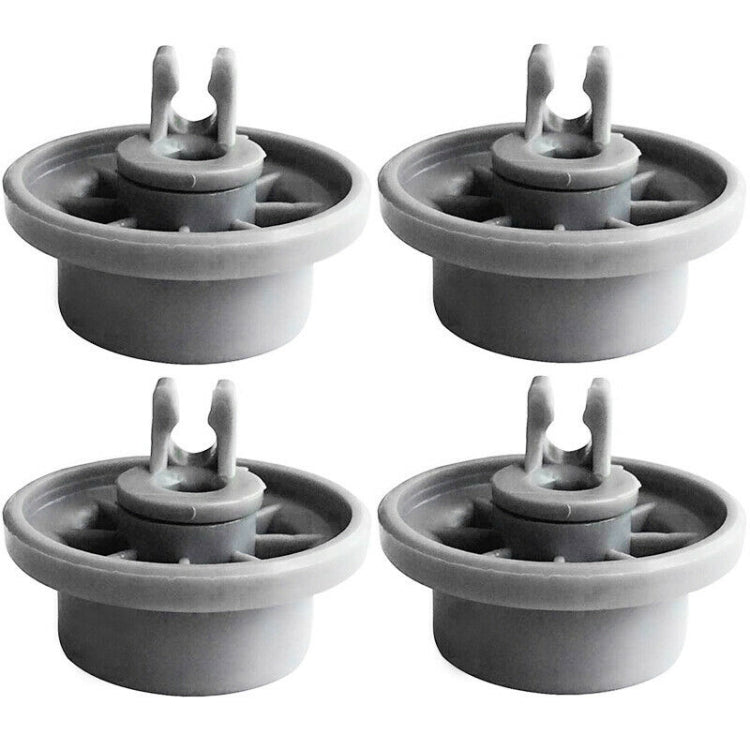 4 PCS Wheels for Bosch Siemens Neff 165314 Dishwasher Accessories(Light Grey) by buy2fix