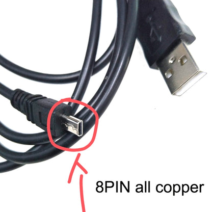 20 PCS 8Pin SLR Camera Cable USB Data Cable For Nikon UC-E6, Length: 0.8m With AV - Camera Accessories by buy2fix | Online Shopping UK | buy2fix