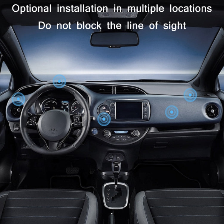 Car Aluminum Alloy Magnetic Mobile Phone Holder, Colour: Red (Luminous) by buy2fix