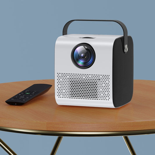 Q3 4K Mobile Phone Projector Home Office Integrated Projector,EU Plug,Version: Smart Version by buy2fix