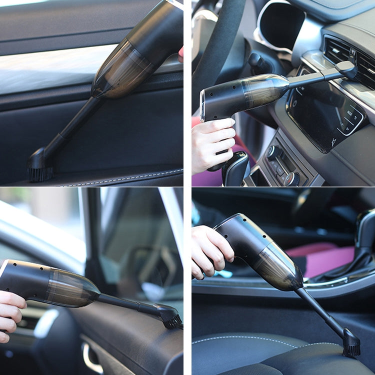 Home Handheld Desktop Cleaning Wireless Vacuum Cleaner Small Powerful Car Vacuum Cleaner(Silver) by buy2fix