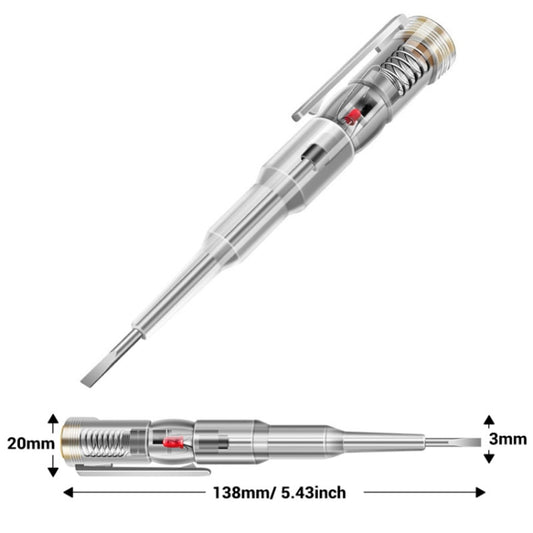 ANENG Multi-Function Induction High-Brightness Transparent Test Pen Screwdriver(B09) by ANENG