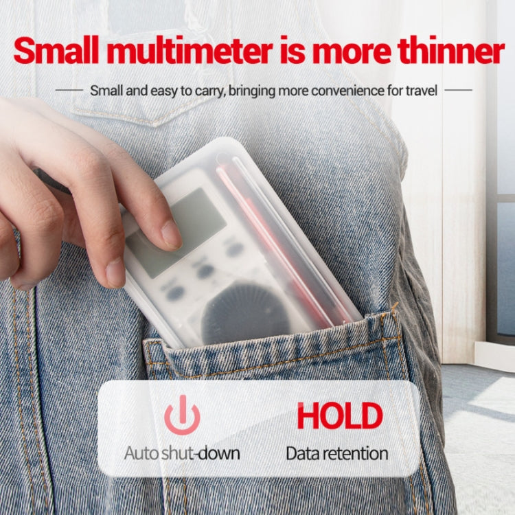 ANENG AN-101 Ultra-thin Mini Digital Display Voltage and Current Multimeter by ANENG