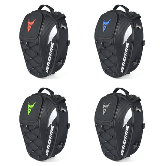 MOTOCENTRIC 11-MC-0102 Motorcycle Rear Seat Helmet Bag(Green) by MOTOCENTRIC