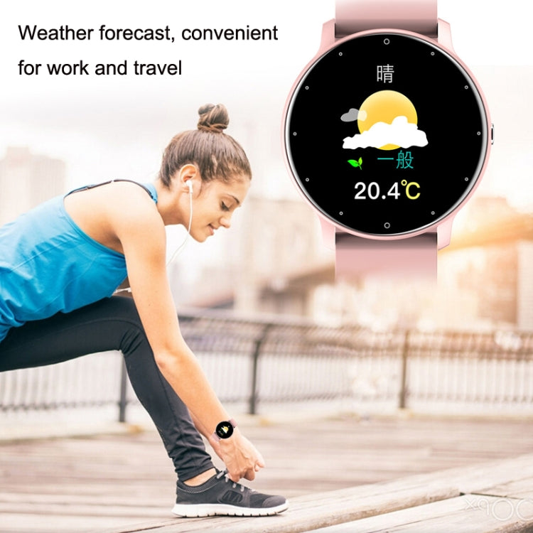 ZL02 Smart Heart Rate Blood Pressure Oxygen Monitoring Sports Pedometer Wireless Bluetooth Watch(Pink) by buy2fix