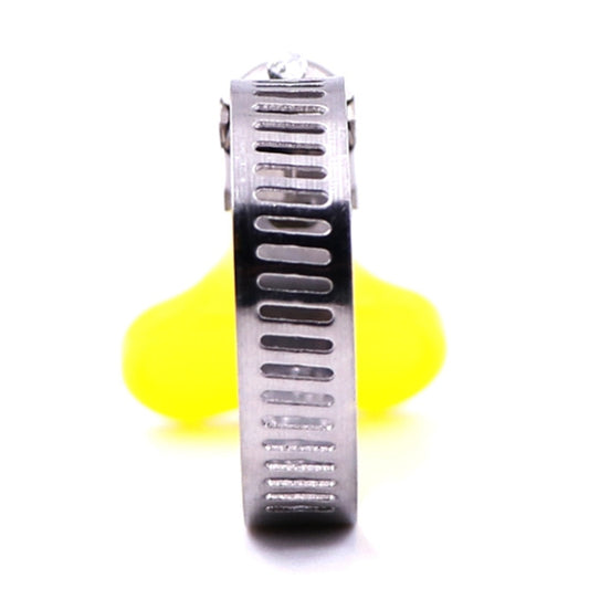 50 PCS Plastic Handle Stainless Steel Throat Clamp Buckle Water Pipe Clamp by buy2fix