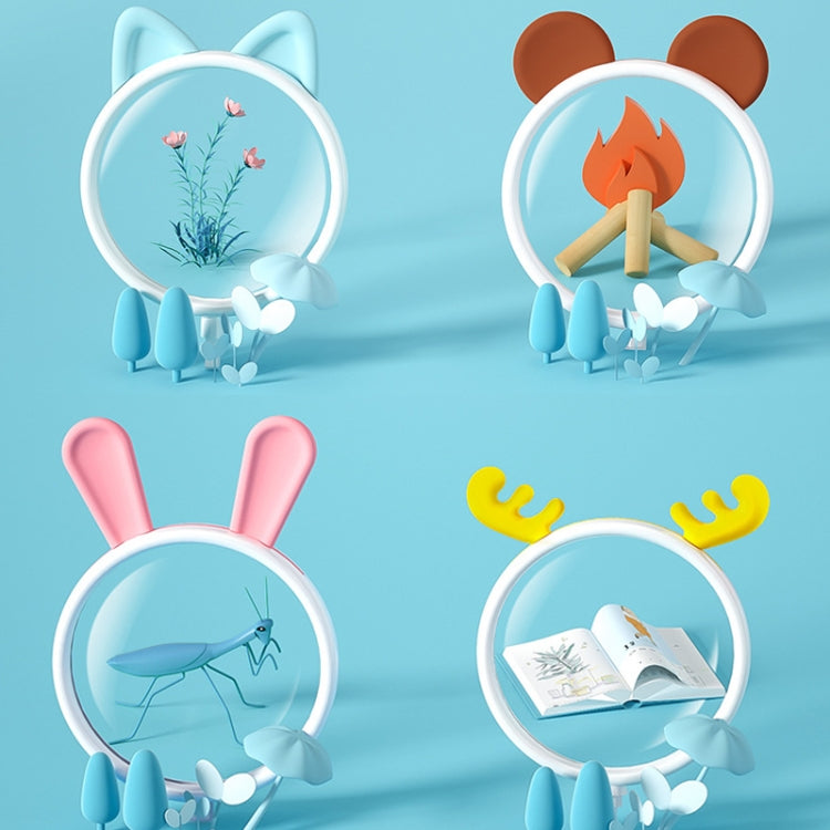 3x Magnifying Glass HD Cartoon Magnifying Glass Toy Gift For Children(Coffee Bear) by buy2fix