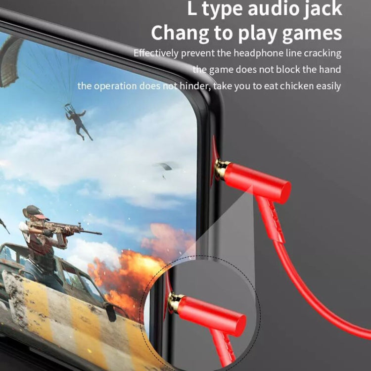 3.5mm Interface Mobile Phone Wire Control Headphones(Red) by buy2fix