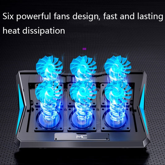 MC Q3 Lifting and Folding Laptop Cooler(Black) by MC