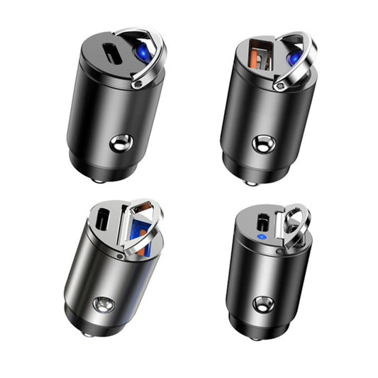 Car Fast Charge One Drag Two Cigarette Conversion Plugs, Model: PD+PD(Tarnish) by buy2fix