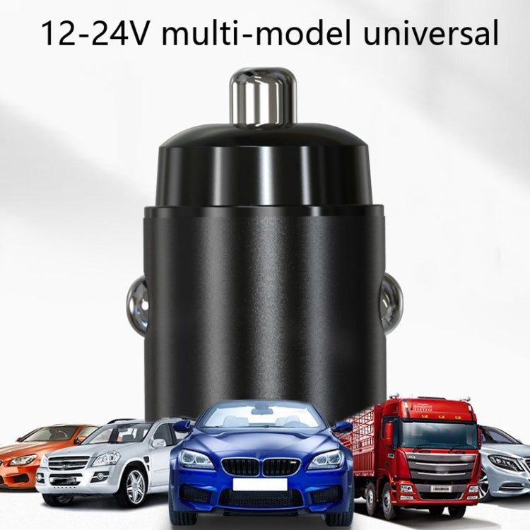 Car Fast Charge One Drag Two Cigarette Conversion Plugs, Model: PD+PD(Tarnish) by buy2fix