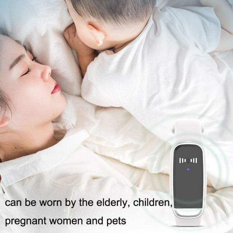 M70 Ultrasonic Mosquito Repellent Bracelet Outdoor Mosquito Repellent(White) by buy2fix