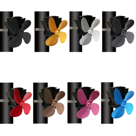 YL603 Thermodynamic Magnetless Wall Mounted Fireplace Fan(Blue) by buy2fix