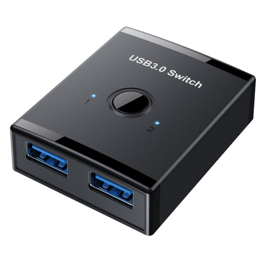 T25 2 In 1 USB3.0 Bidirectional Switch Printer Sharer Splitter(Black) by buy2fix