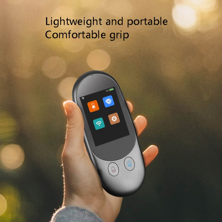 Travel Simultaneous Translator Scanning Recording Intelligent Voice Translator(Black) by buy2fix