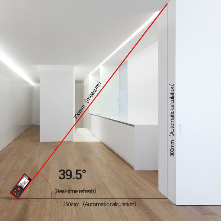 SNDWAY SW-DS120 Handheld Laser Rangefinder Infrared Laser Ruler, Distance: 120m by SNDWAY