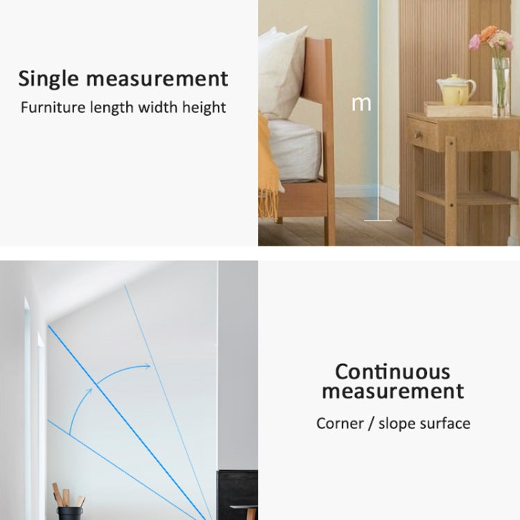 SNDWAY SW-BT40 Laser Rangefinder Infrared Measuring Ruler, Style: 40m Bluetooth Version by SNDWAY