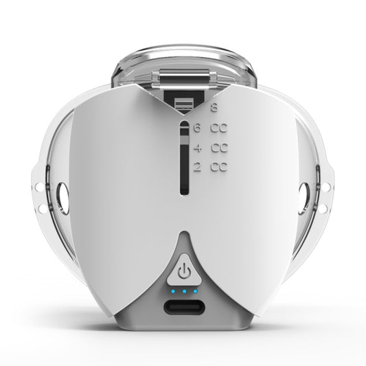 Hands-free Wearable Micro-mesh Nebulizer for Adults and Children ,Style: With EU Plug(Silver White) by buy2fix