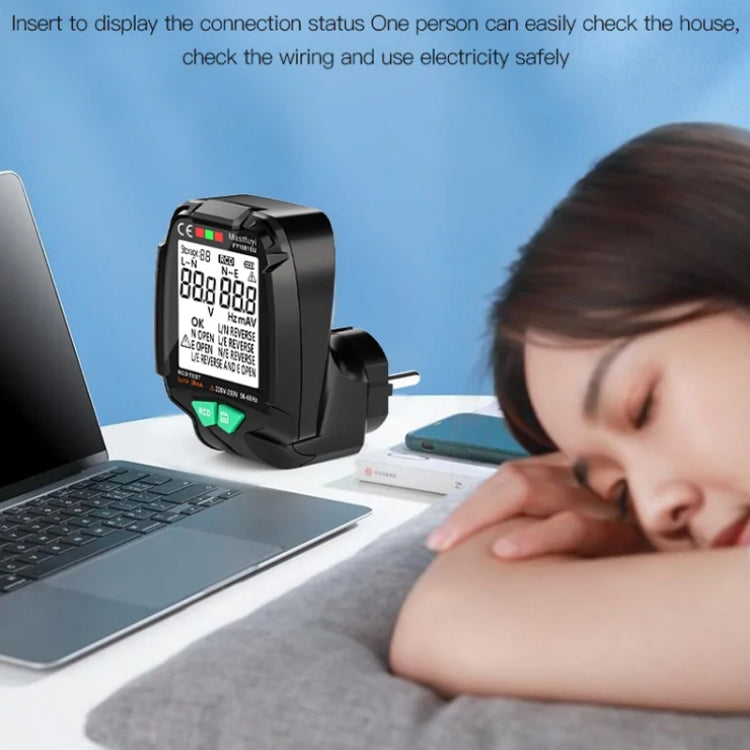 FUYI FY1881 High Precision Power Polarity Phase Socket Tester(UK Plug) by FUYI