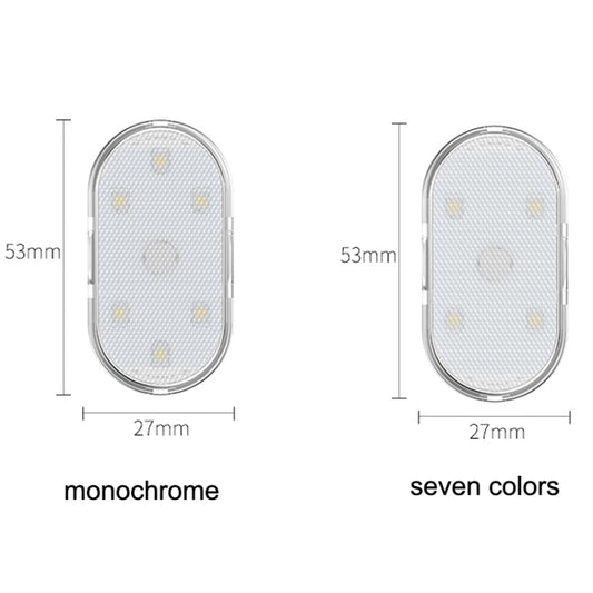 Car Lighting Reading Light LED Touch Sensing Ambient Light, Style:, Color: White by buy2fix