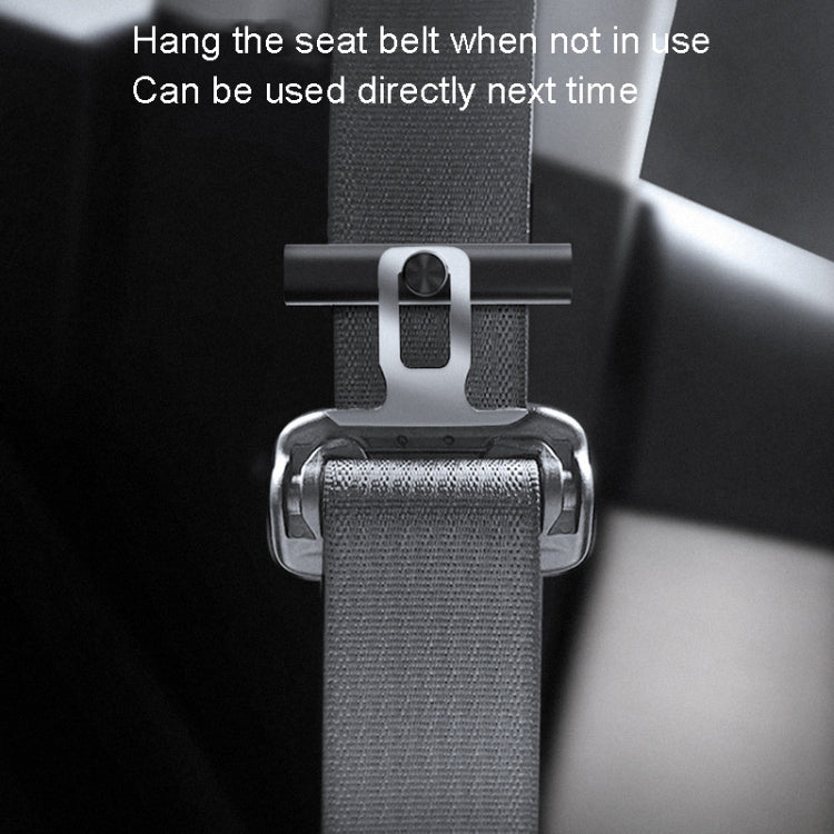 BEN.JACK Car Safety Belt Holder Non-Slip Limiter Slack Adjuster(Deep Gray) by BEN.JACK