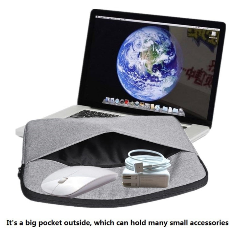 Waterproof & Anti-Vibration Laptop Inner Bag For Macbook/Xiaomi 11/13, Size: 15.6 inch(Light Grey) by buy2fix