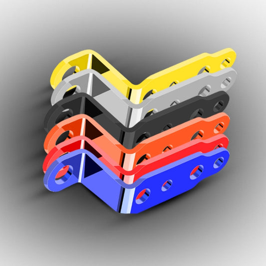 2 PCS Multifunction Motorcycle Modification Accessories Rearview Mirror Lamp Bracket(Blue) by buy2fix