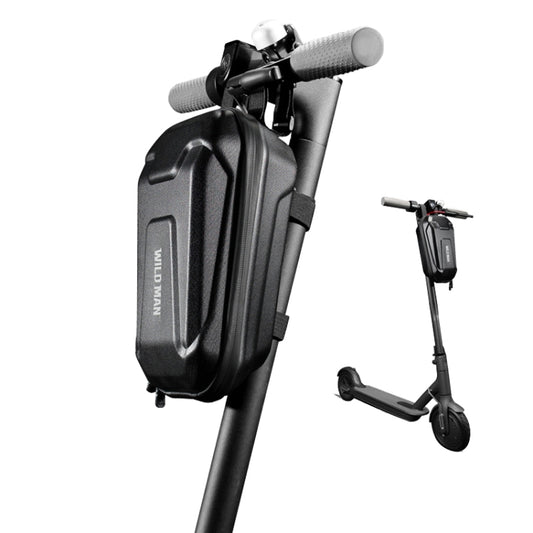 WILD MAN TS8 EVA Hard Shell Scooter Head Bag, Size: S(Black) by WILD MAN