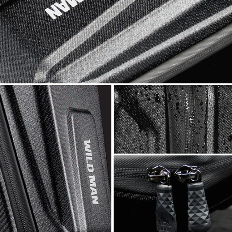 WILD MAN TS8 EVA Hard Shell Scooter Head Bag, Size: S(Black) by WILD MAN