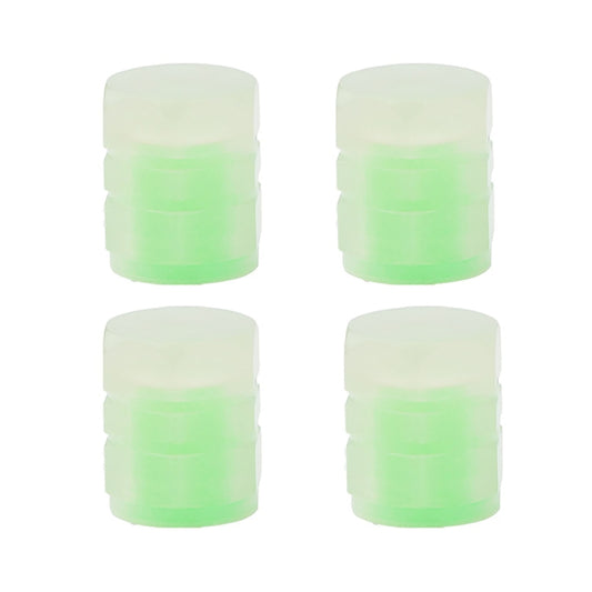 4pcs /Set Luminous Tire Valve Cap Electric Motorcycle Vacuum Tire Valve Cover, Style: Split Effect by buy2fix