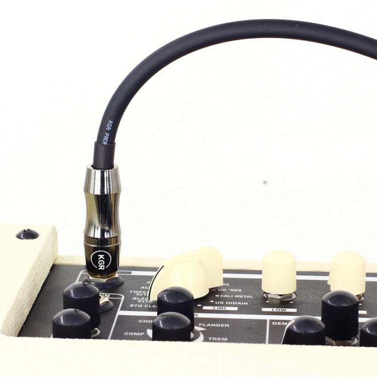 KGR Guitar Cable Keyboard Drum Audio Cable, Specification: 10m(Double Straight Jack) by KGR