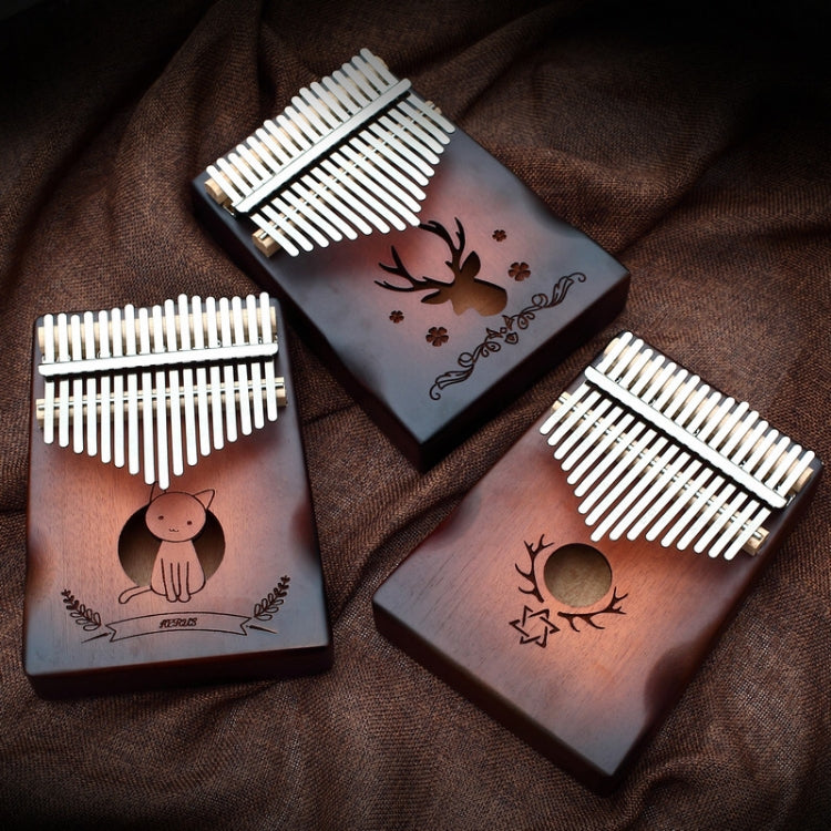 17-tone Radian Design Portable Finger Piano(Crane in the Cloud) by buy2fix