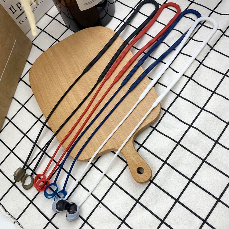 2 PCS Bluetooth Earphone Silicone Anti-Lost Cord For Samsung Glaxy Buds Pro(Blue) by buy2fix