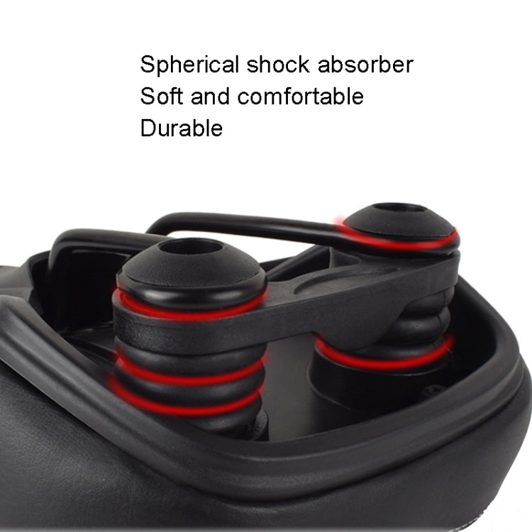 FMFXTR Mountain Bicycle Cushion Saddle Soft Wide Comfortable Spring Seat Cushion(Black) by FMFXTR