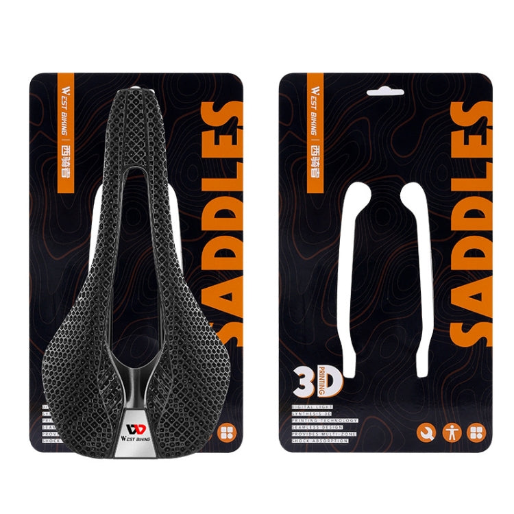 WEST BIKING YP0801130 Bicycle Comfort Honeycomb Seat Cushion(Black) by WEST BIKING