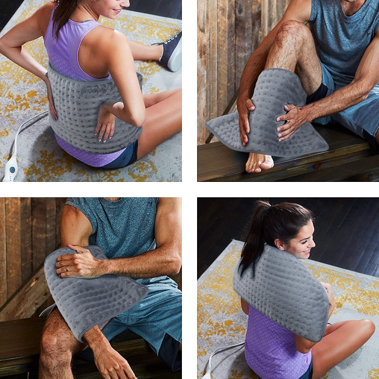 Smart Machine Washable Physiotherapy Heating Pad, Plug Specifications: US Plug(Grey) by buy2fix