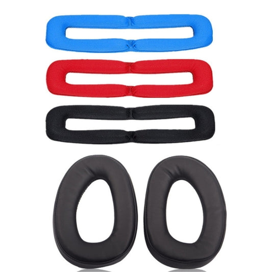 2 PCS Headphone Sleeve Cover for Sennheiser GSP300 GSP370 GSP350,Style: Black Head Beam by buy2fix
