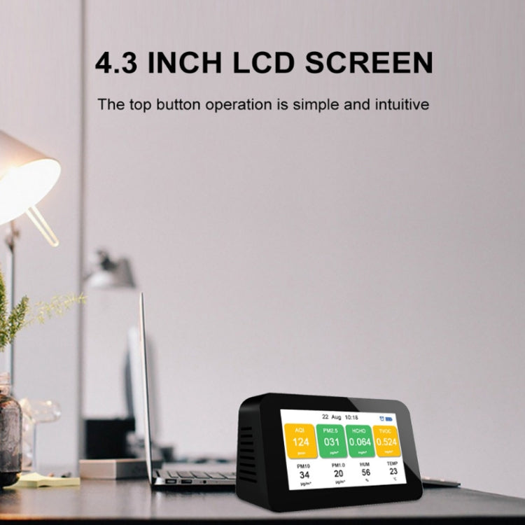 DM601A Multifunctional PM2.5 Formaldehyde Air Quality Detector by buy2fix