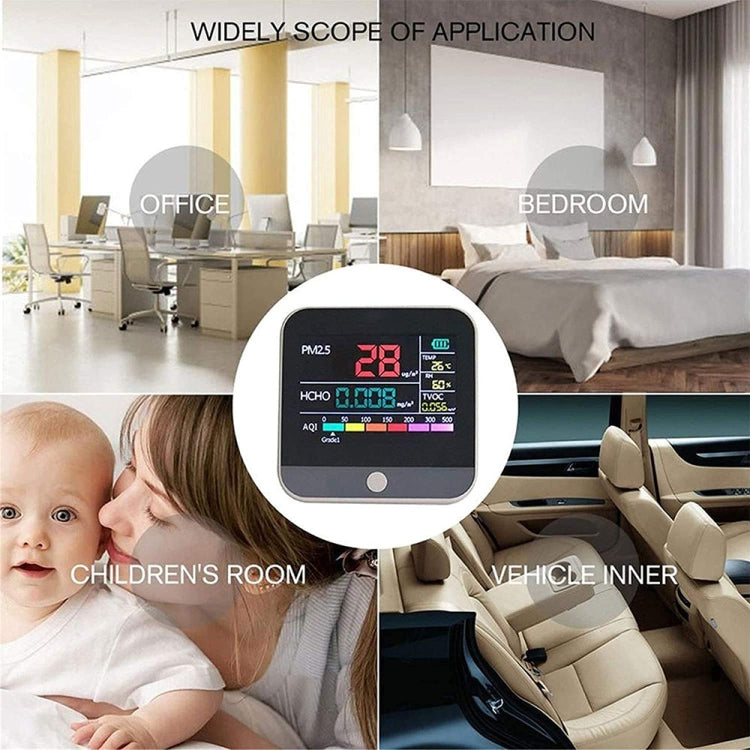 DM306 Indoor Haze PM2.5 Dust Formaldehyde Detector by buy2fix