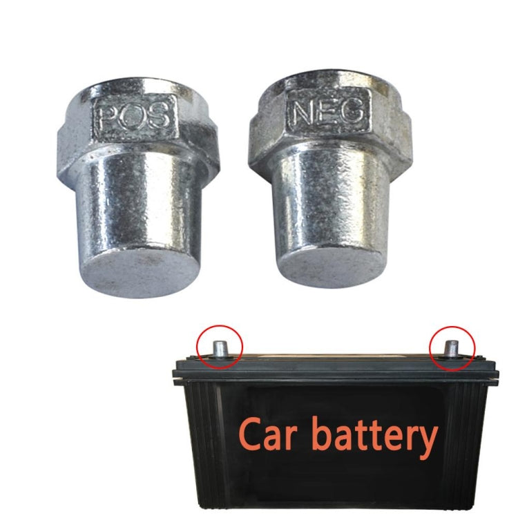 3 Pairs Car Battery Pile Header Circular Column Battery Maintenance Modification Accessories by buy2fix